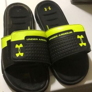 Under Armor size 8 slides